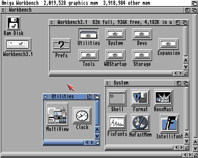 Workbench Amiga 4000